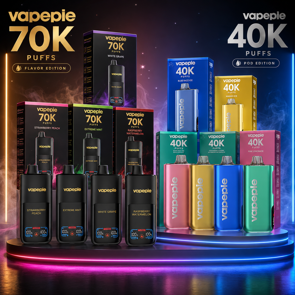 Vapepie 70K + 40K: Mix, který se neomrzí