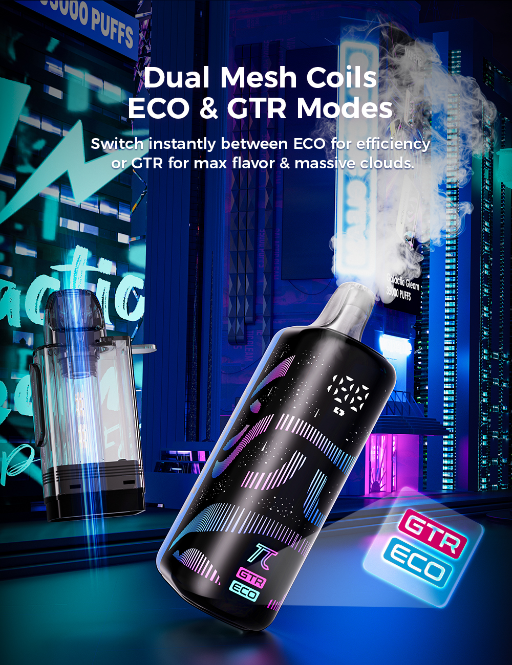 Zakrzywiony ekran LED 3D VAPEPIE