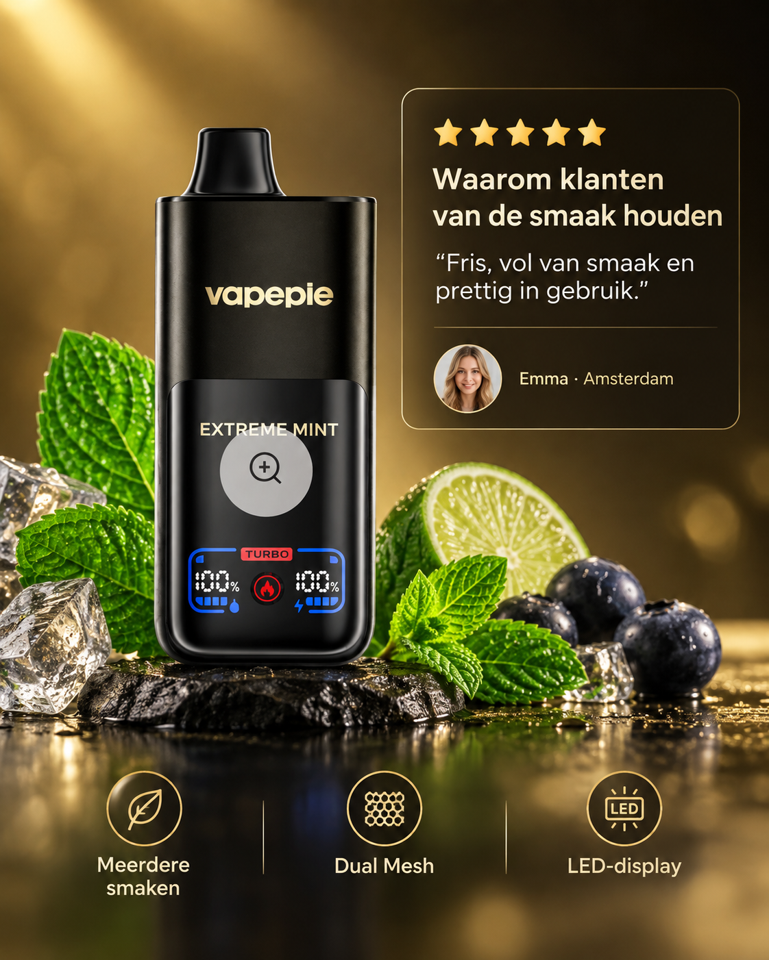 VAPEPIE 70000 PUFFS -  Sinaasappel