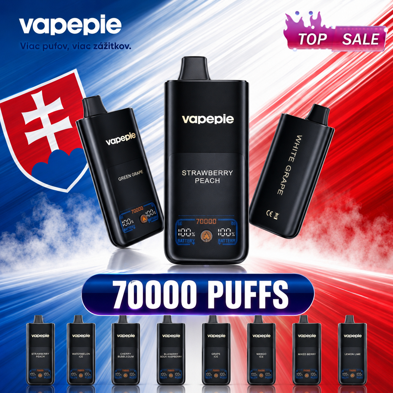 2KS VAPEPIE 70000 Puffs