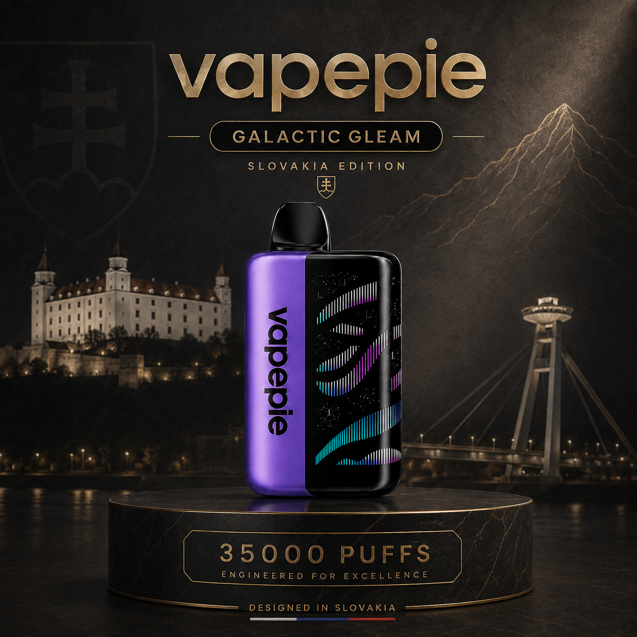 VAPEPIE GALACTIC GLEAM – AŽ 35 000 POTIAHNUTÍ
