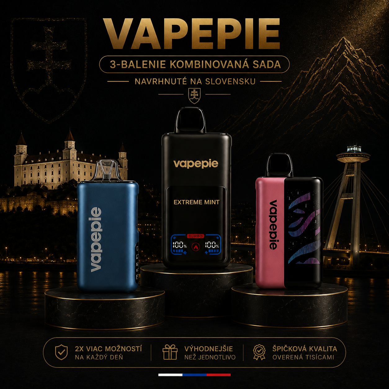🎁 Vyberte si 3 kusy podľa vlastného výberu – kombinujte ľubovoľné modely! ✨