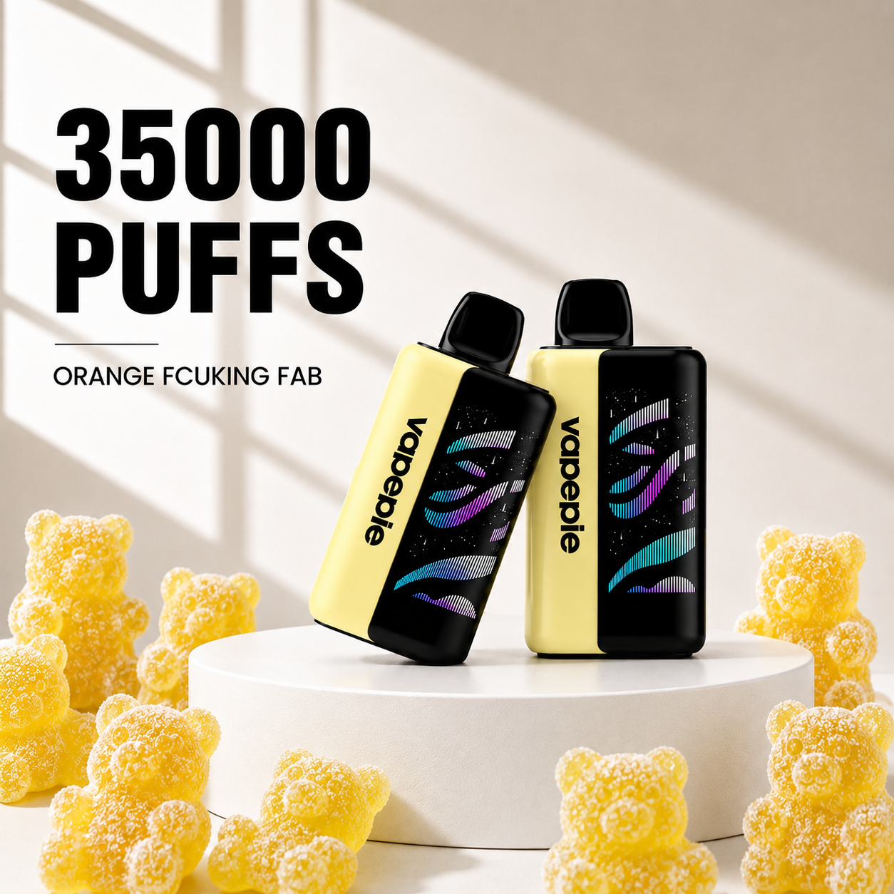 Viacchutný pomarančový smoothie– VAPEPIE 35000 PUFFS（2ks）