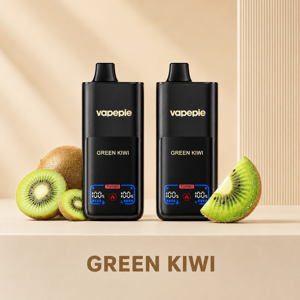 Svieza zelene kiwi& VAPEPIE Max 70000 PUFFS（2ks）