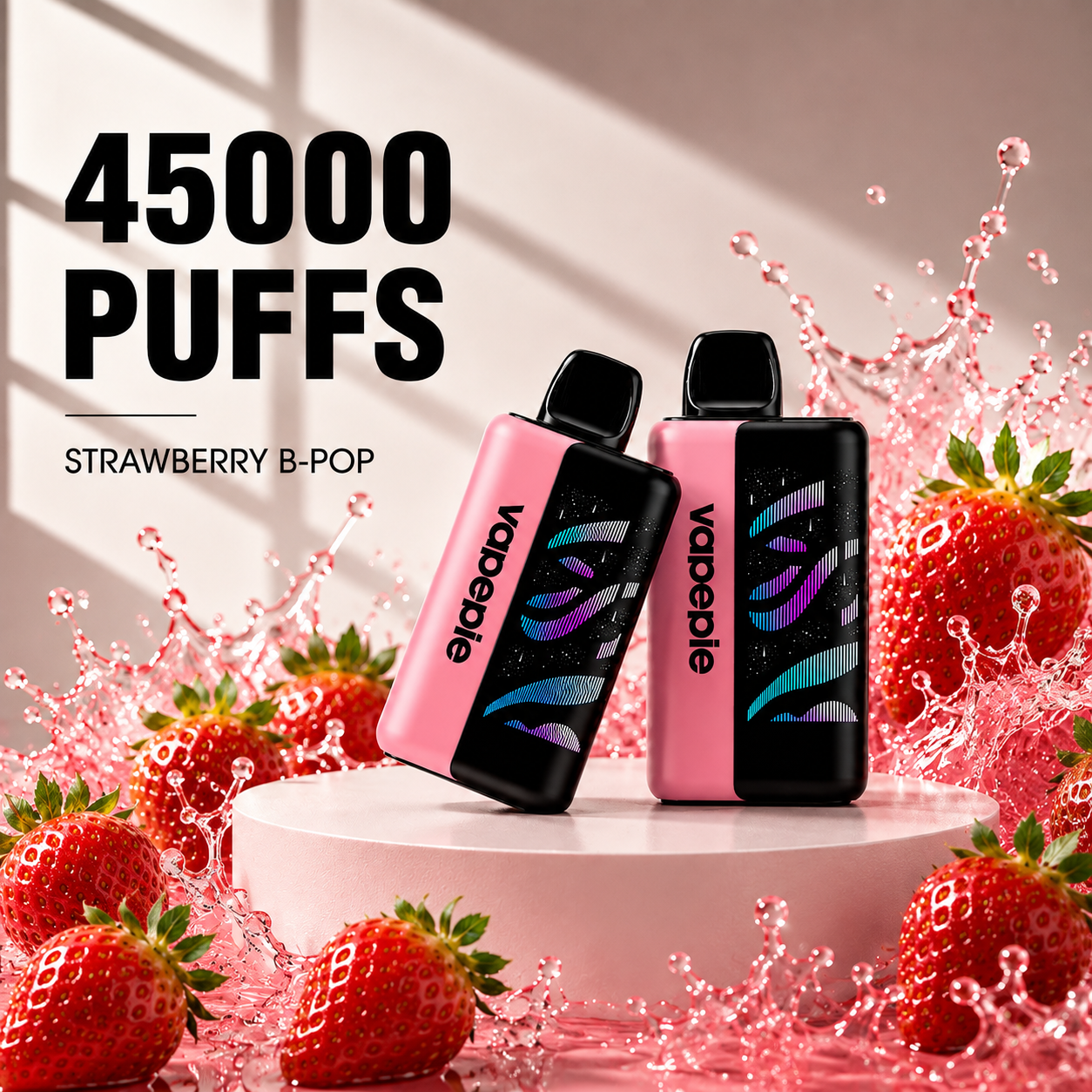 Jahodový ovocný punč– VAPEPIE 35000 PUFFS（2ks）