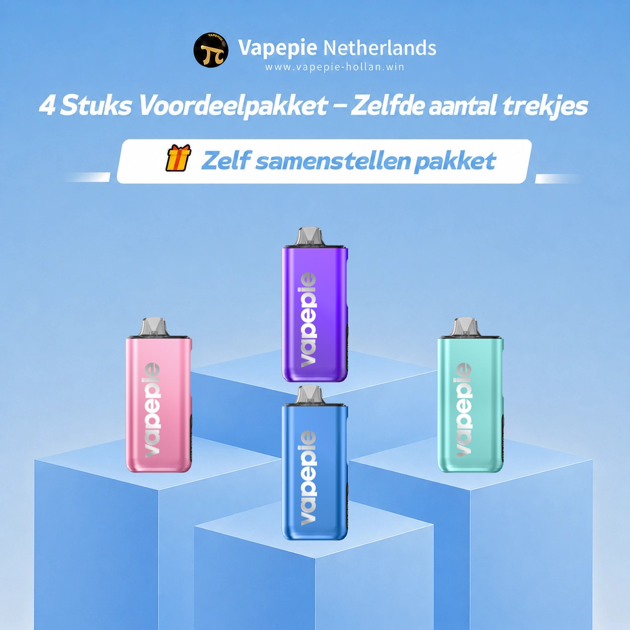 4 Stuks Voordeelpakket - Zelfde aantal trekjes