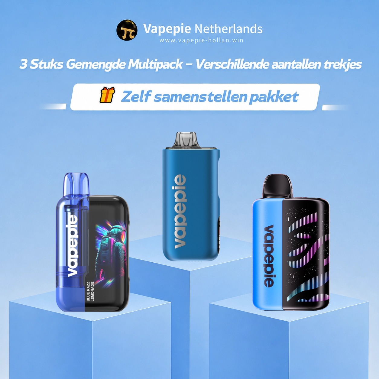 3 Stuks Gemengde Multipack - Verschillende aantallen trekjes