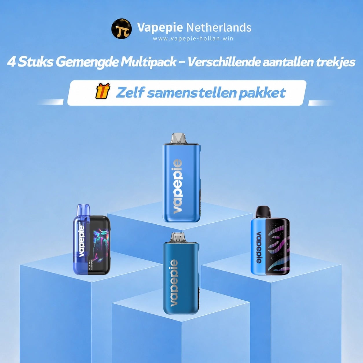 4 Stuks Gemengde Multipack - Verschillende aantallen trekjes