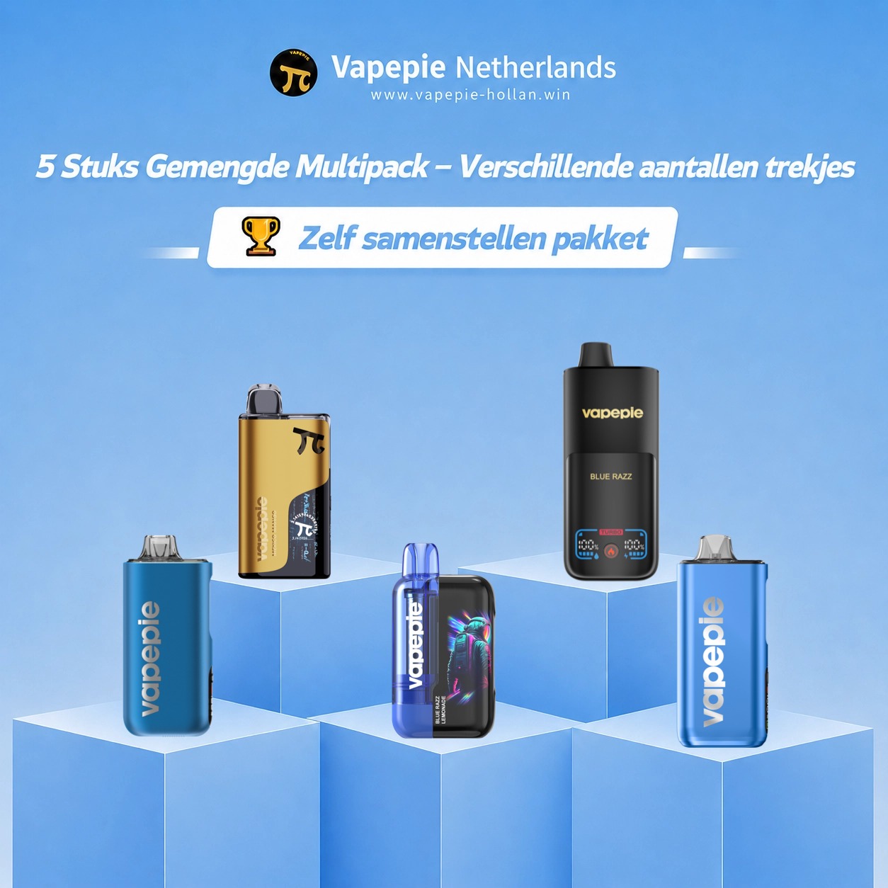5 Stuks Gemengde Multipack - Verschillende aantallen trekjes