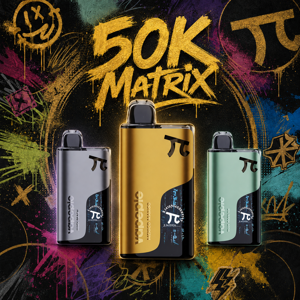 Vapepie 50000 Matrix（5% nicotinegehalte）