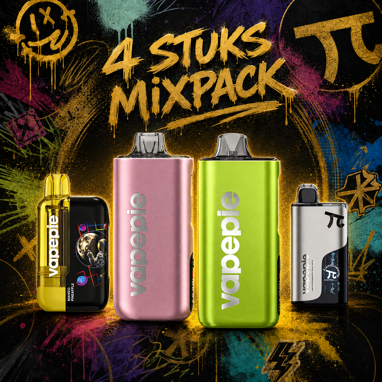 4 stuks Mixpack · Verschillende modellen