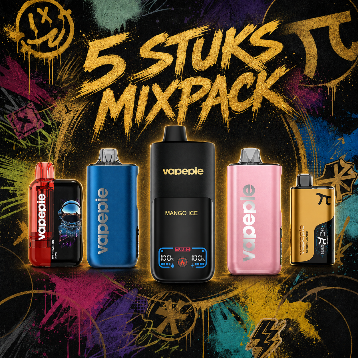 5 stuks Mixpack · Verschillende modellen