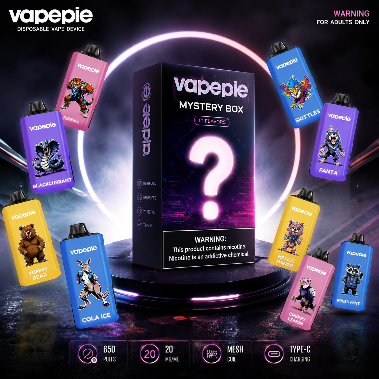 NEW VAPEPIE PRO 40000 PUFFS