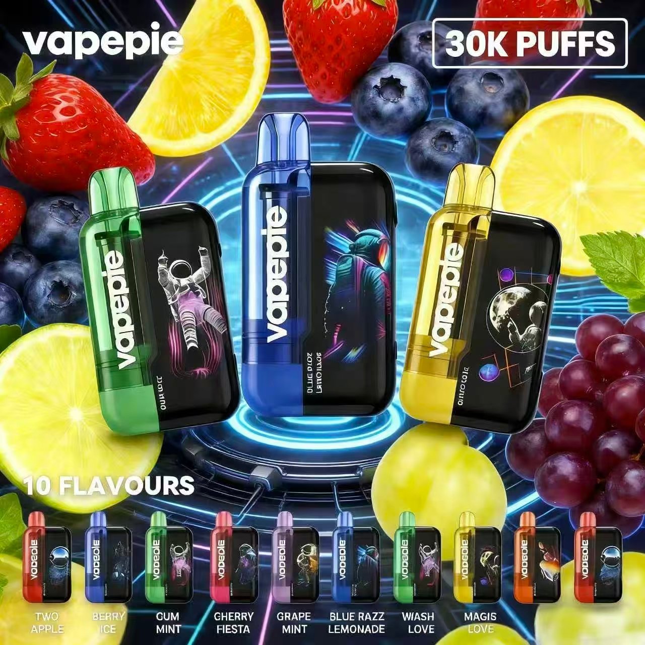 VAPEPIE x TK Ultra Phantom 30000 PUFFS-modern, futurisztikus vape dizájn!