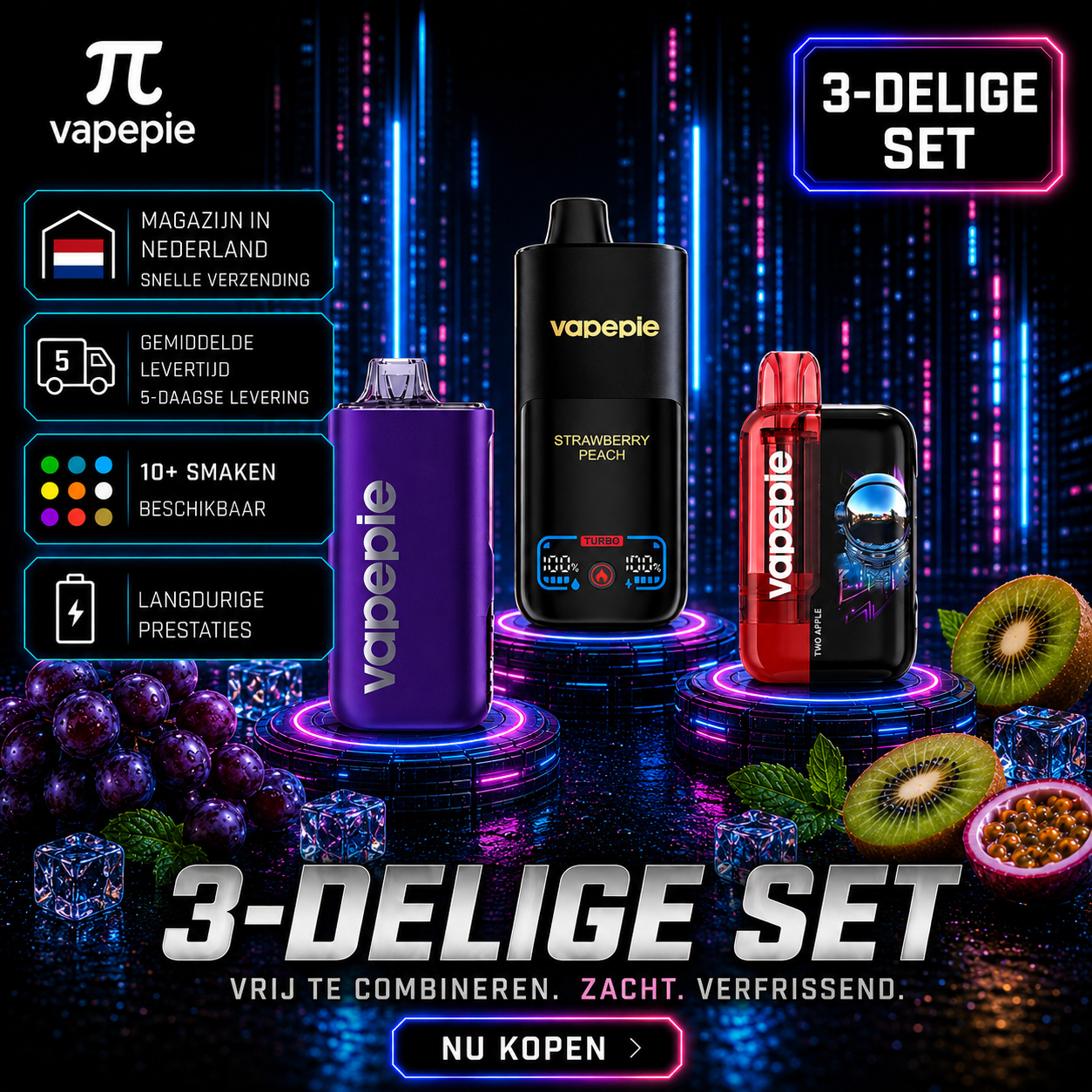 Vapepie Favorieten 3-Pack