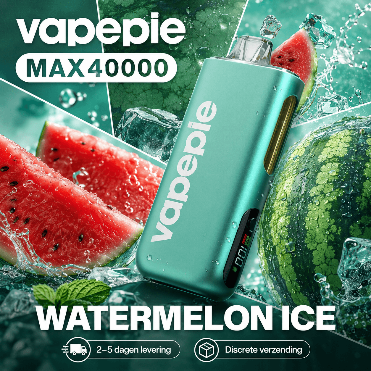 🔥Vapepie Max 40.000 trekjes（5% nicotinegehalte）