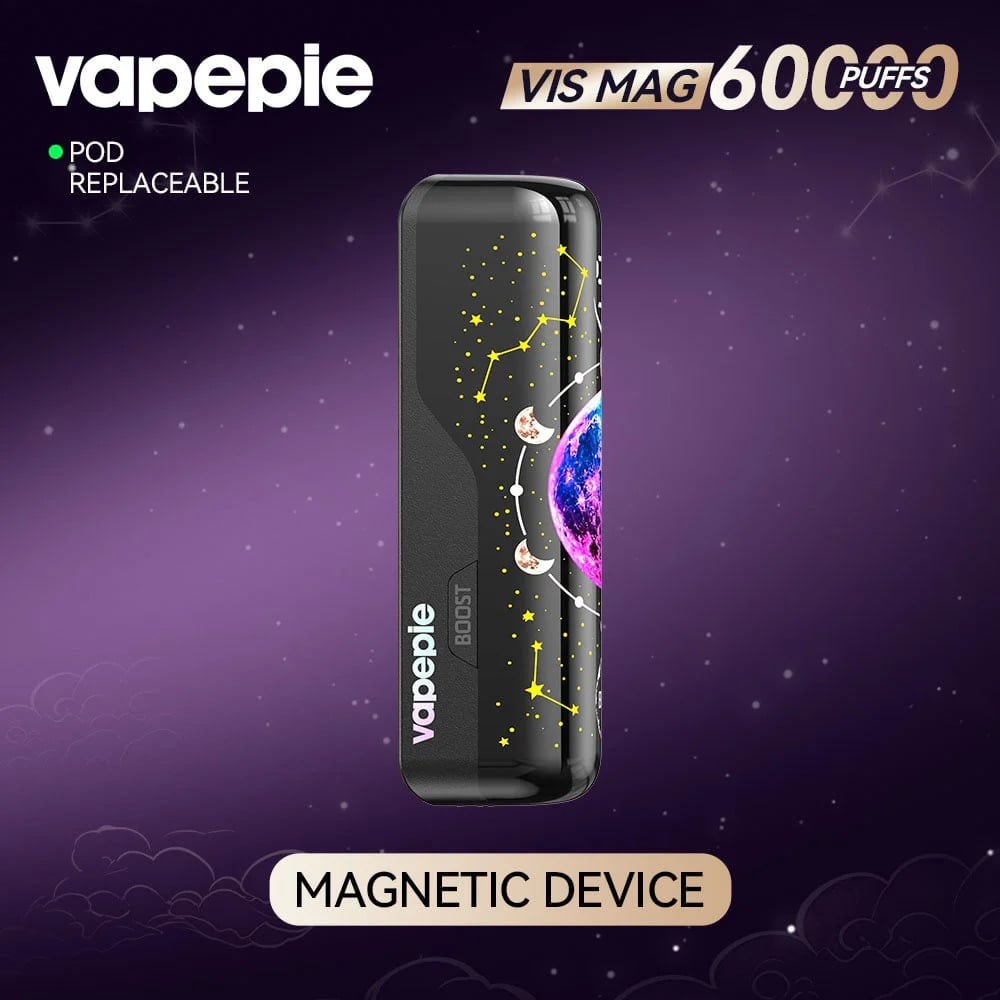 🔥Vapepie VIS MAG 60 000 bouffées – Pod remplaçable （Teneur en nicotine : 3 %）