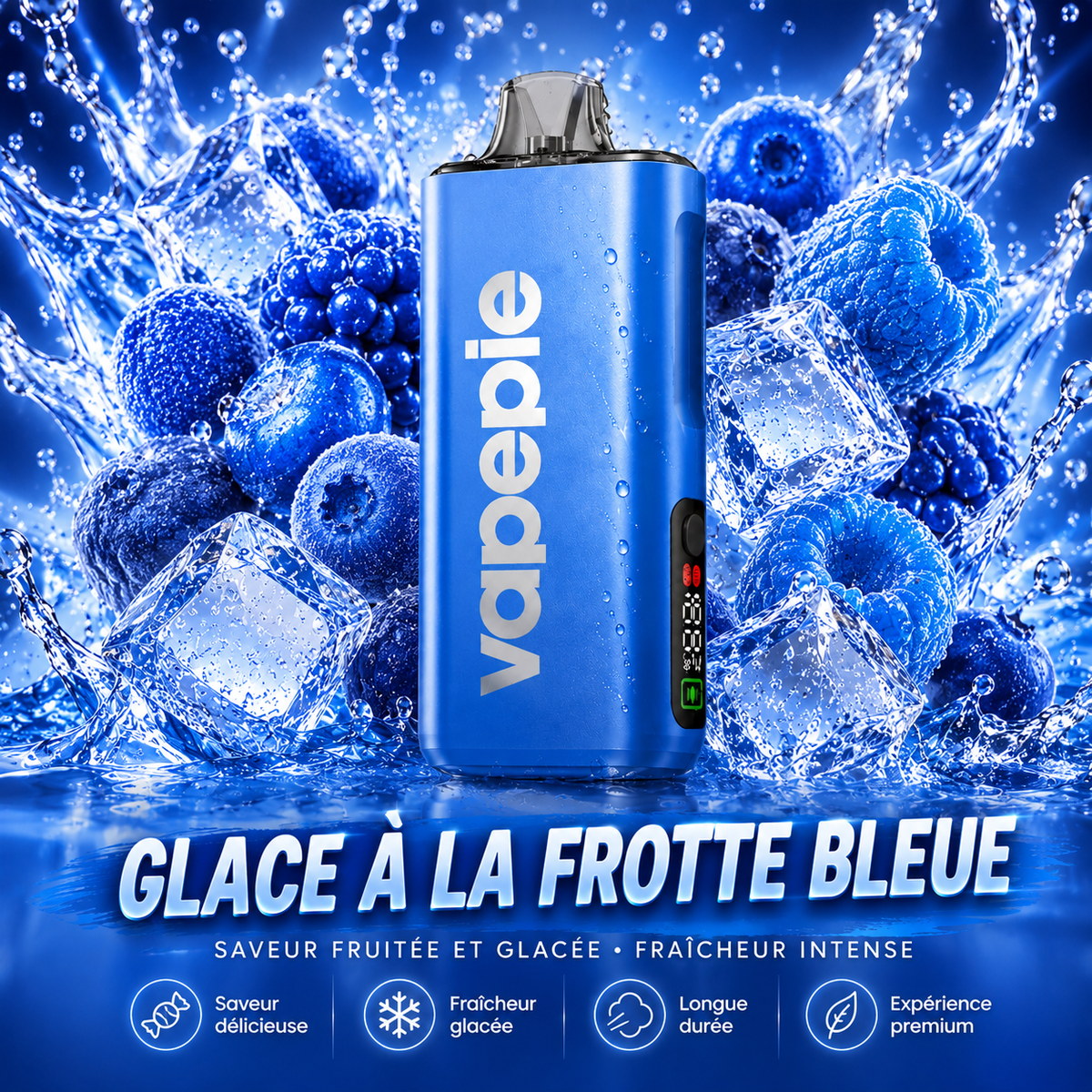 VAPEPIE Max 40K – Disponible en plusieurs saveurs