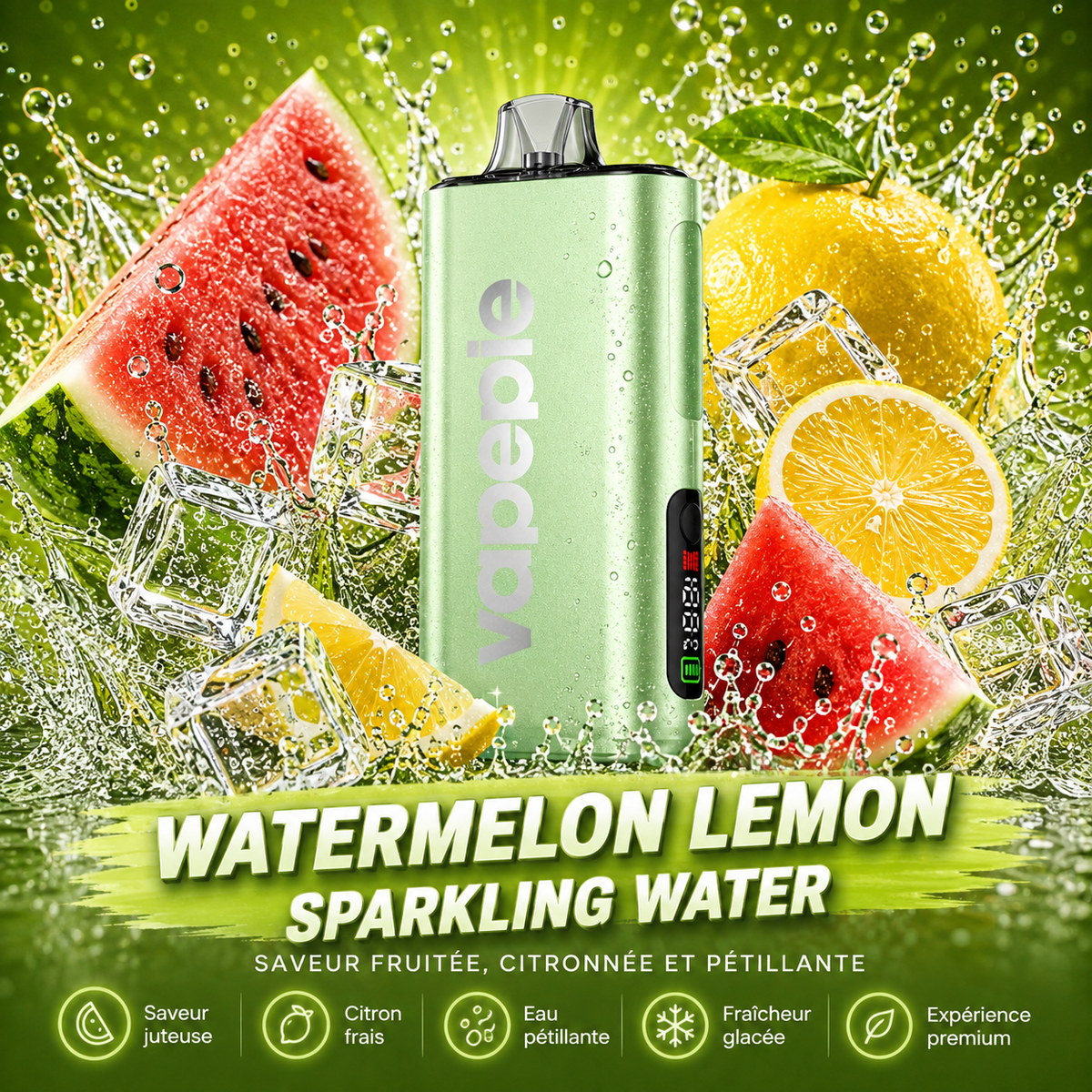 VAPEPIE Max 40K – Disponible en plusieurs saveurs