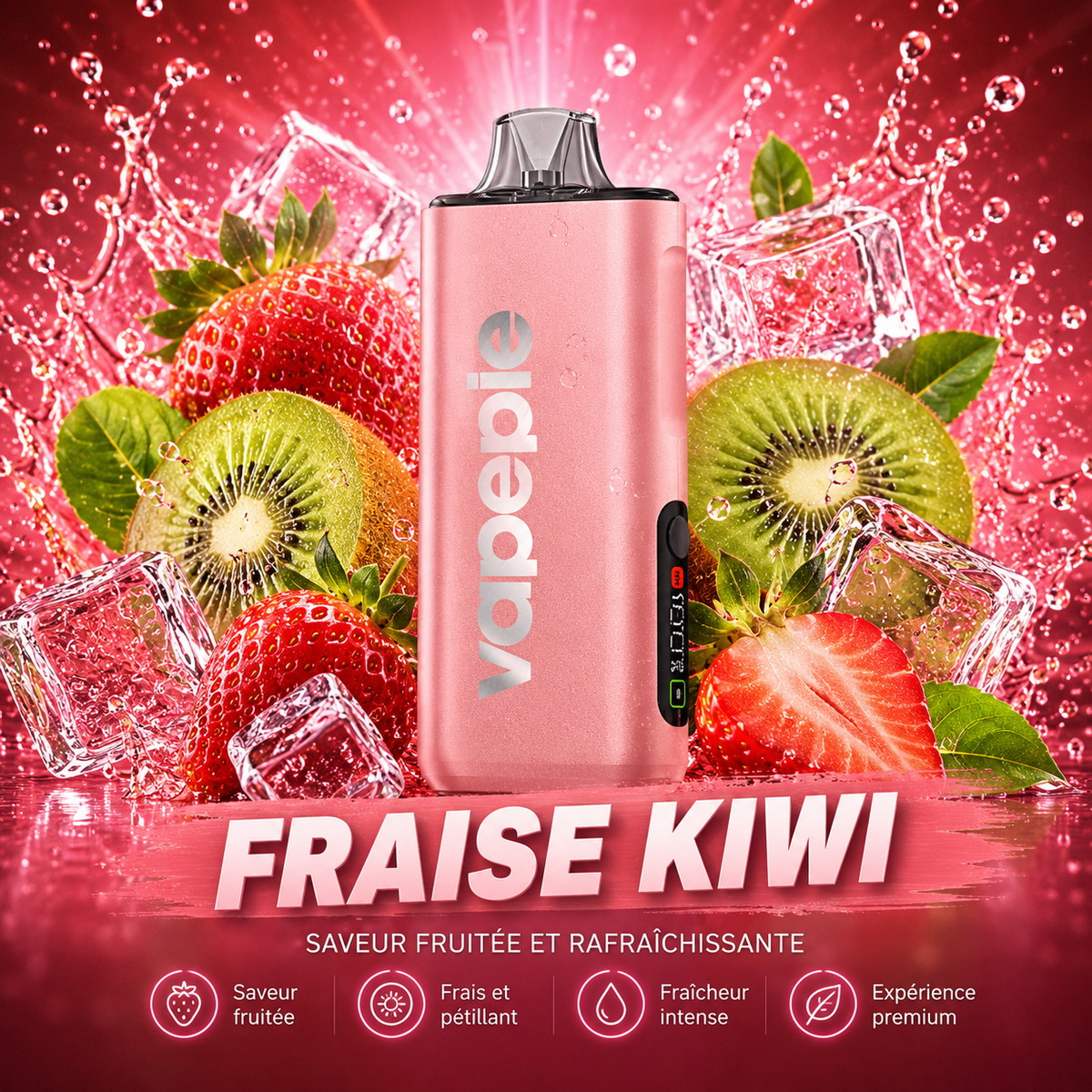 VAPEPIE Max 40K – Disponible en plusieurs saveurs