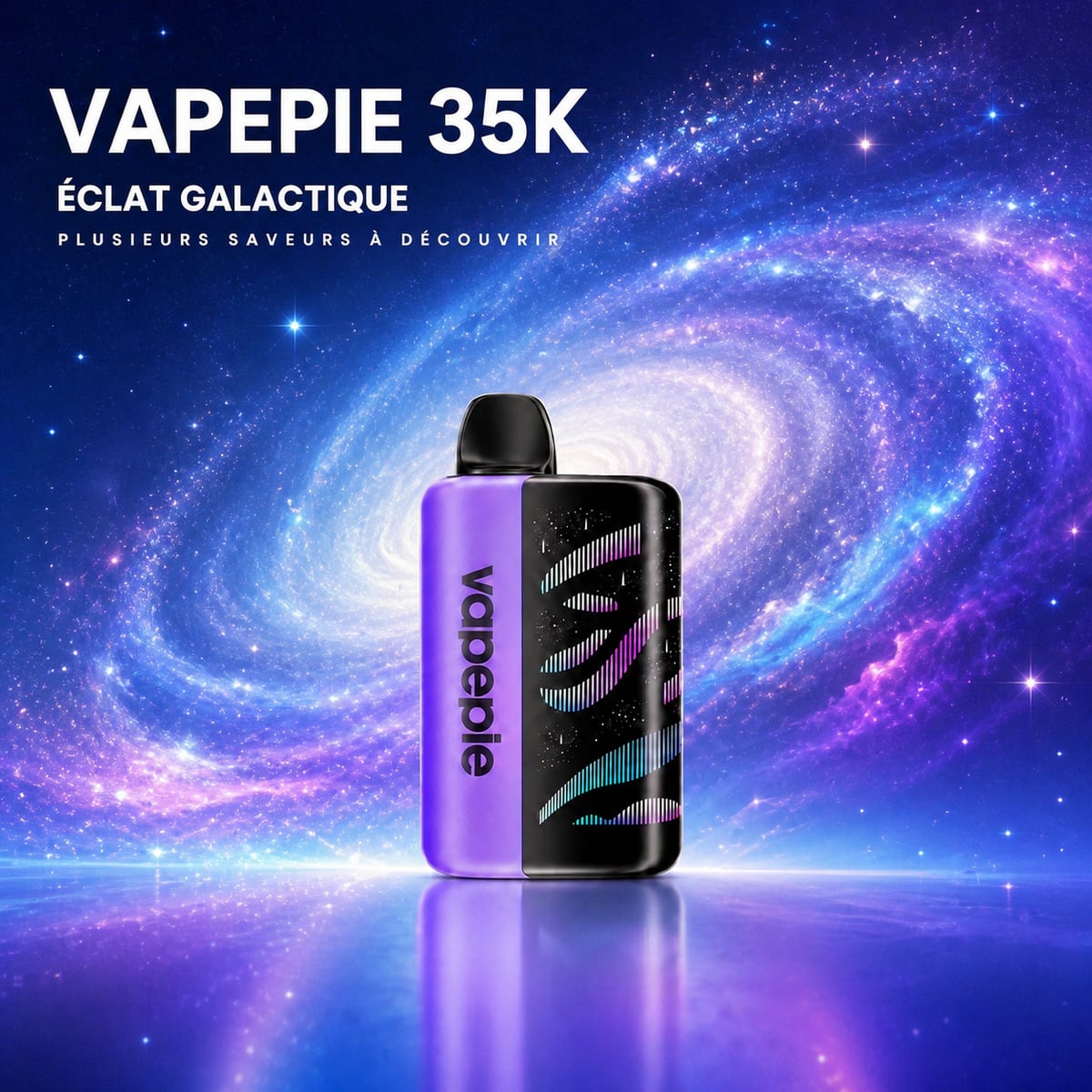 VAPEPIE Galactic Gleam 35K – Disponible en plusieurs saveurs