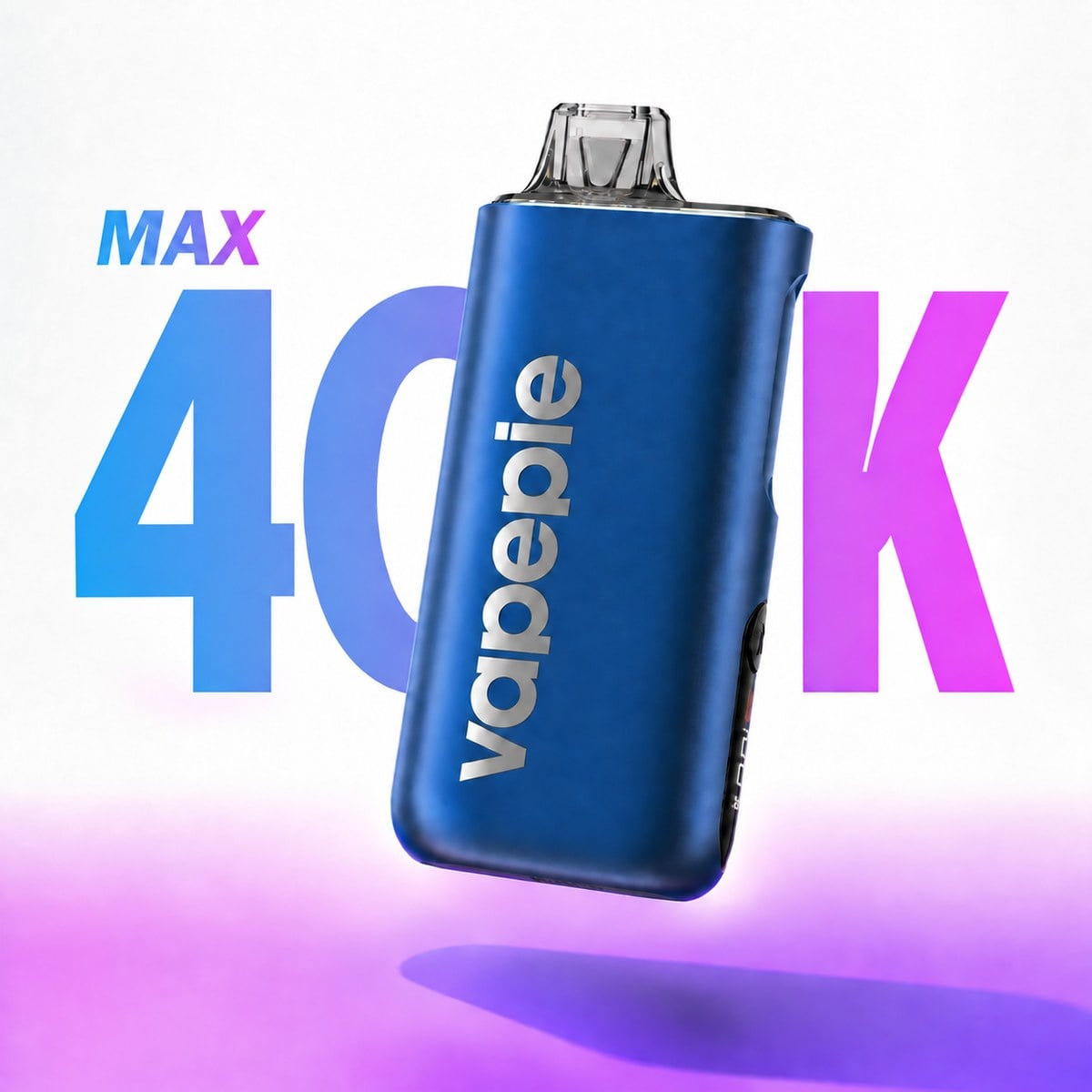 VAPEPIE Max 40K – Disponible en plusieurs saveurs（Teneur en nicotine : 5 %）