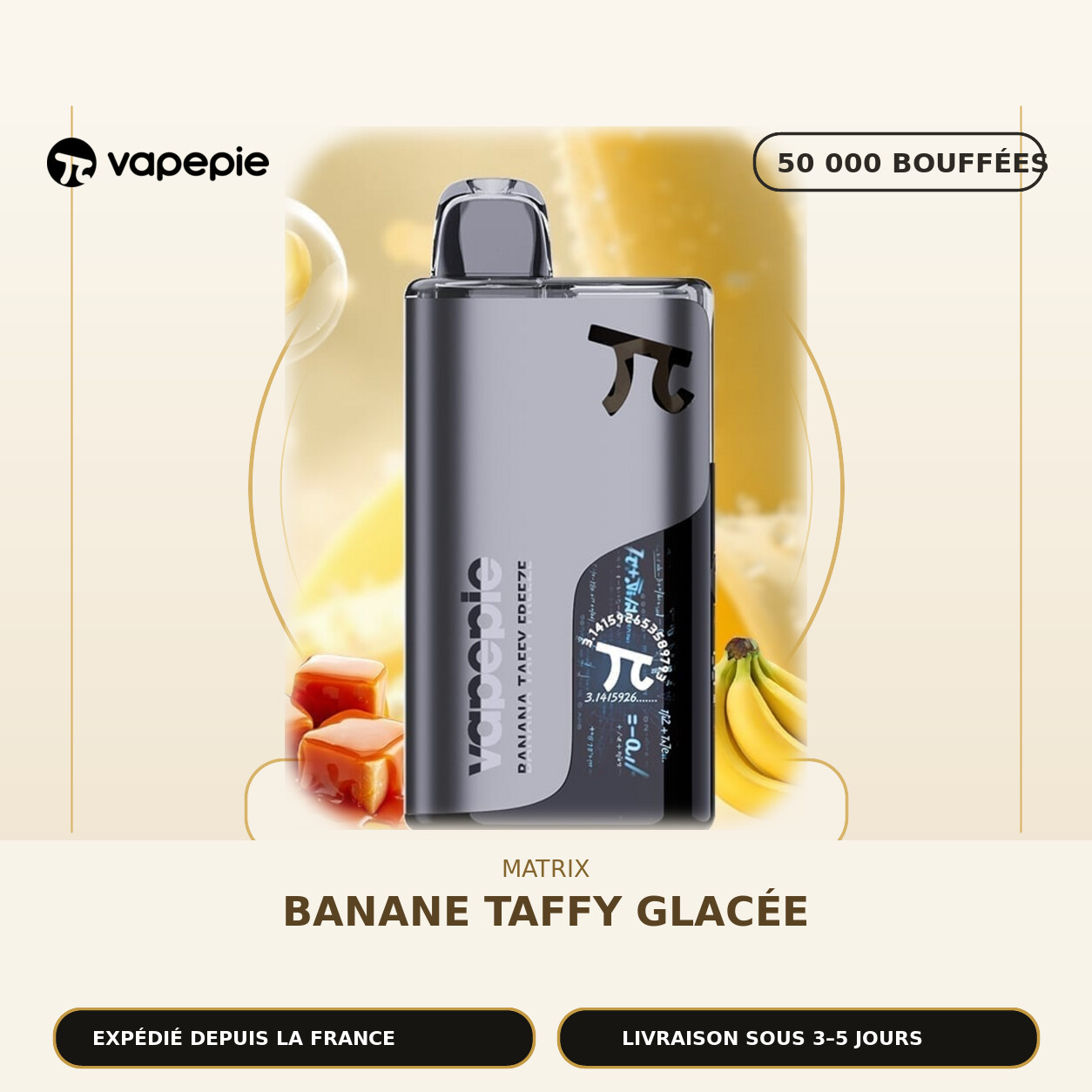 Bonbon Banane Glacé丨50 000 bouffées