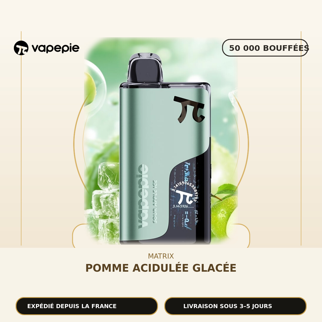 🆕VAPEPIE Matrix 50 000 bouffées | Plusieurs saveurs