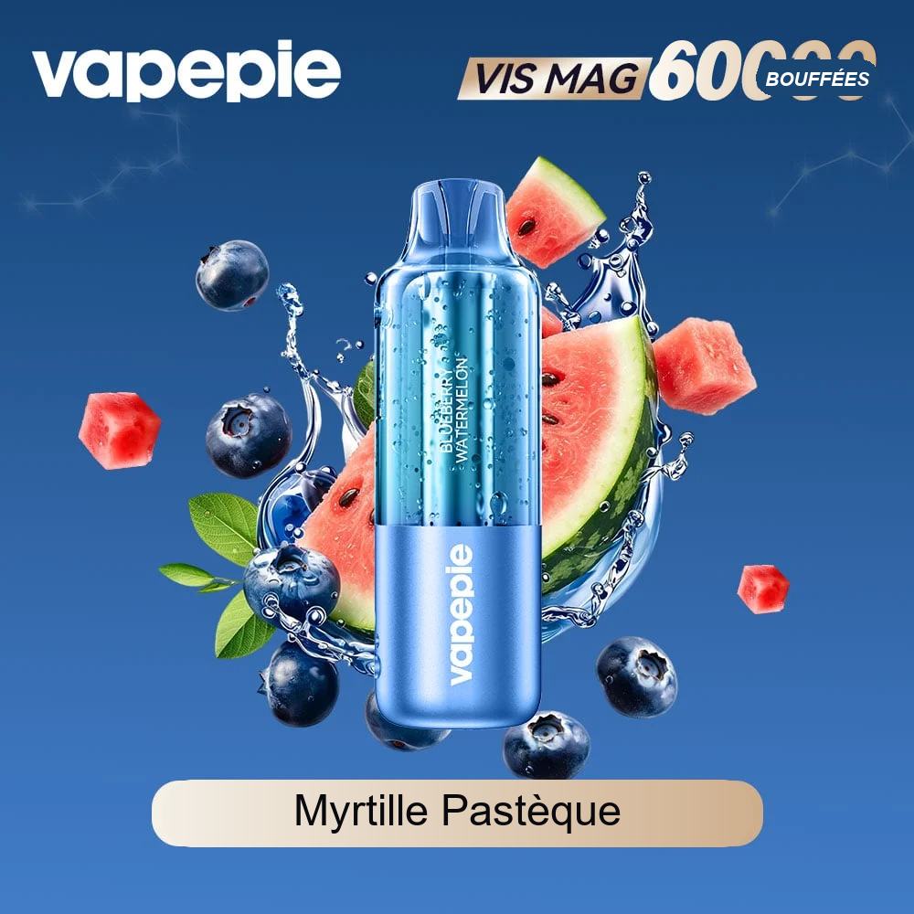 🆕Vapepie VIS MAG 60 000 bouffées – Pod remplaçable (3 % de nicotine)