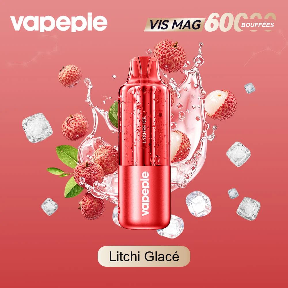 🆕Vapepie VIS MAG 60 000 bouffées – Pod remplaçable (3 % de nicotine)