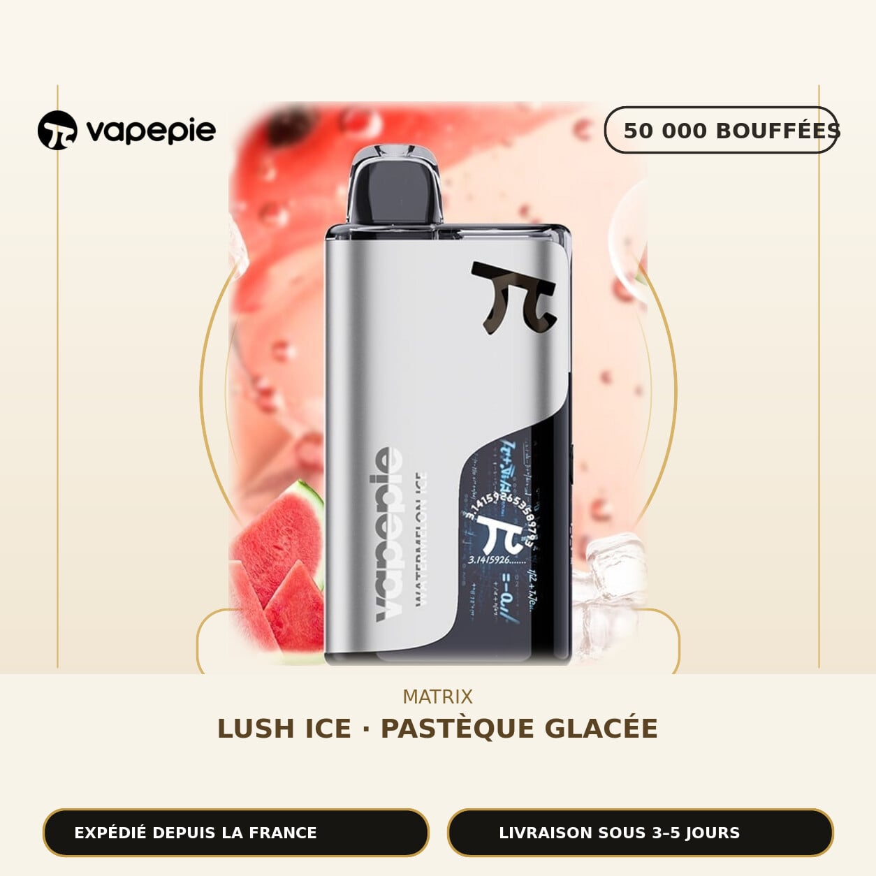 Pastèque Glacée丨50 000 bouffées