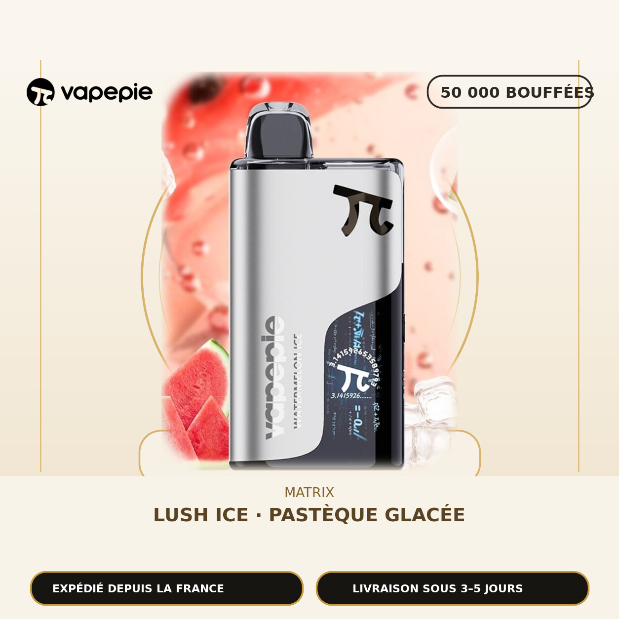 🆕VAPEPIE Matrix 50 000 bouffées | Plusieurs saveurs