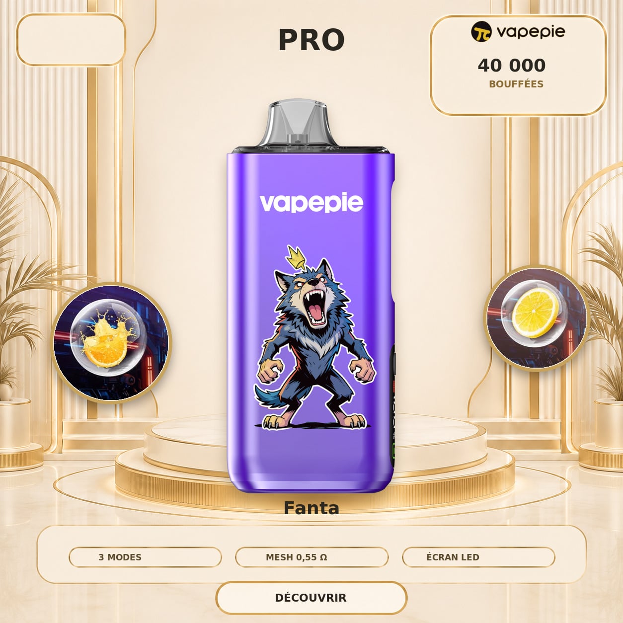 Fanta Orange | PRO | 40 000 bouffées