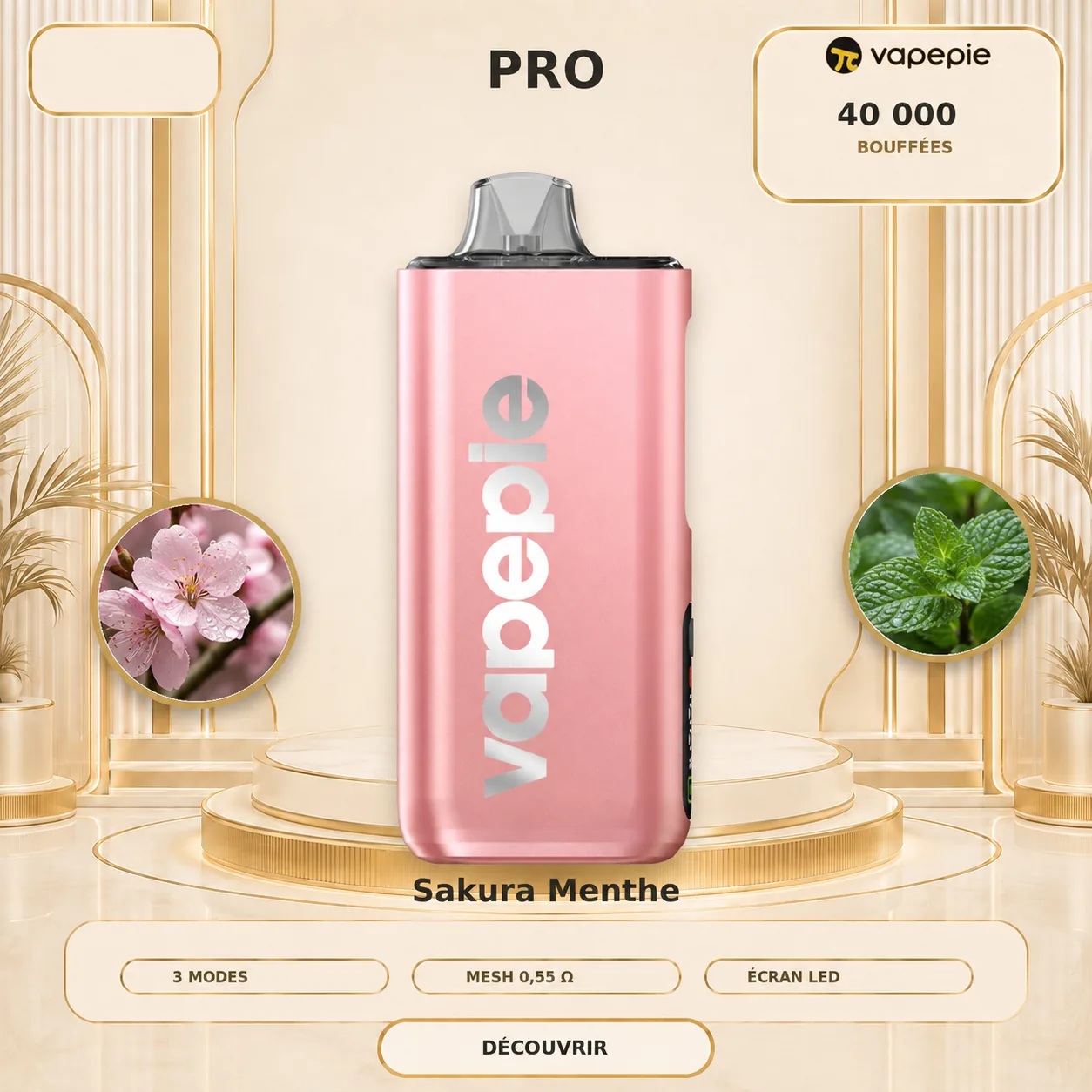 Sakura Menthe | PRO | 40 000 bouffées