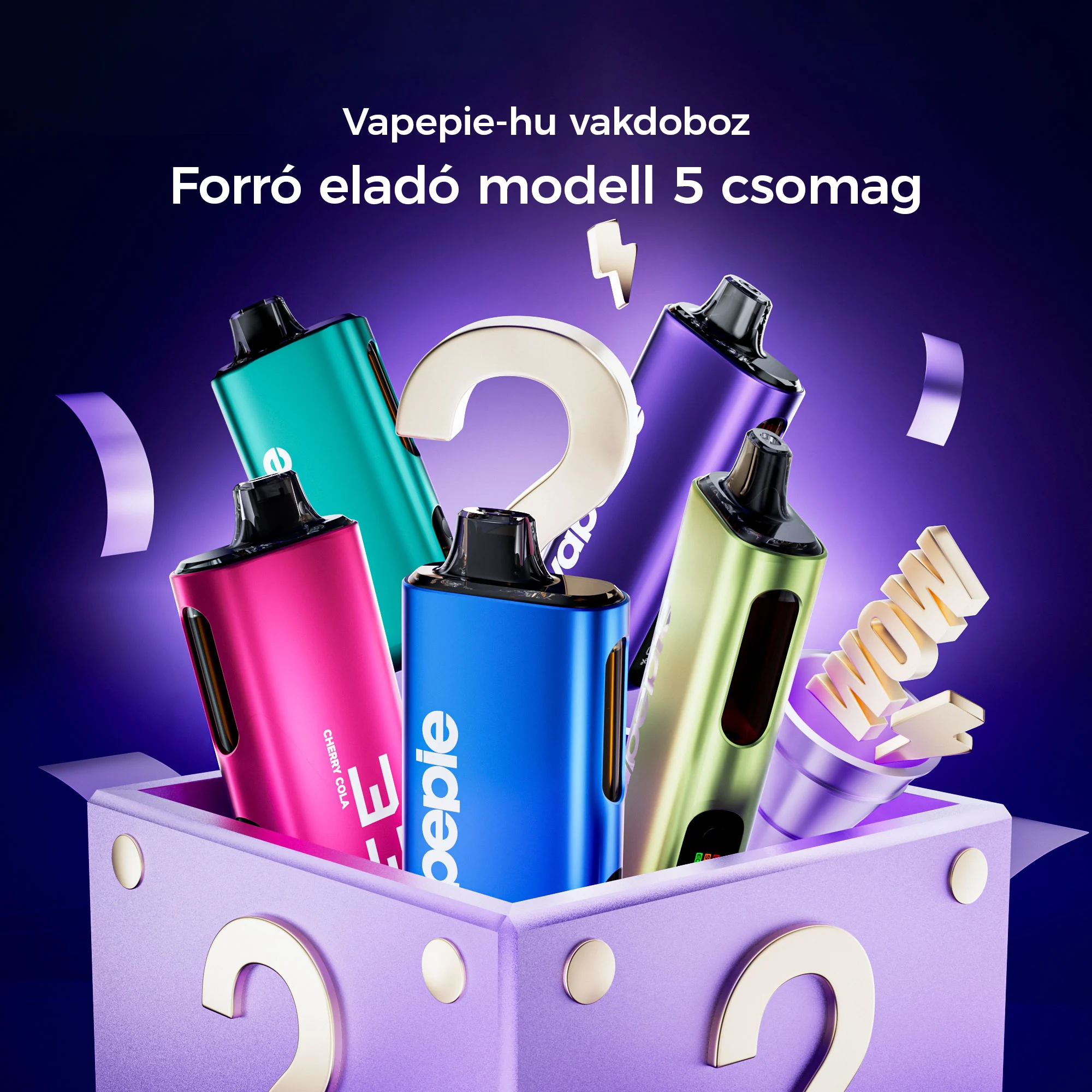 đ3 darabos meglepetĂ©sdoboz---VAPEPIE Max 40000 PUFFS