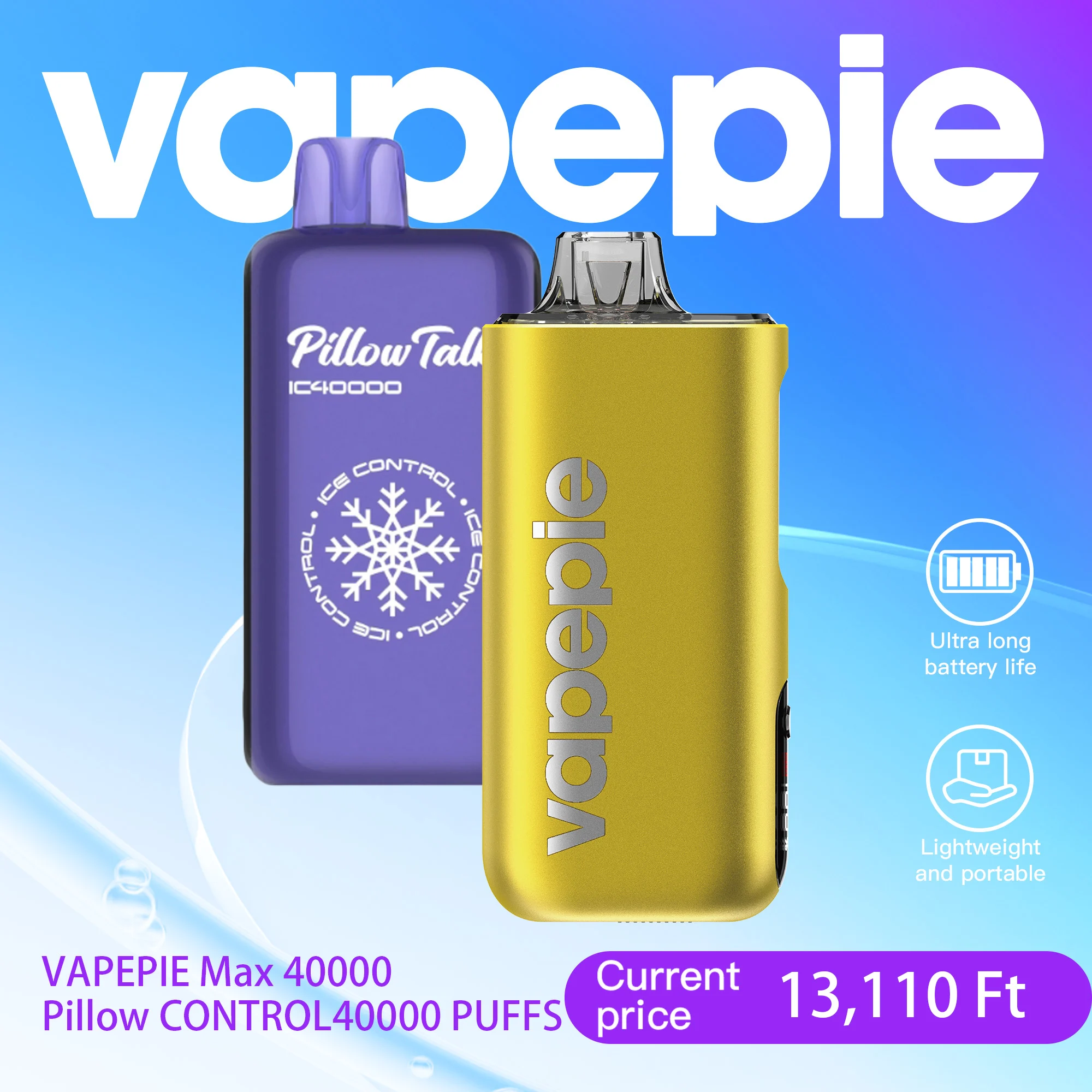 đ„ VAPEPIE Max 40000 + Pillow Talk ICE CONTROL 40000 â LimitĂĄlt PrĂ©mium PĂĄros Csomag