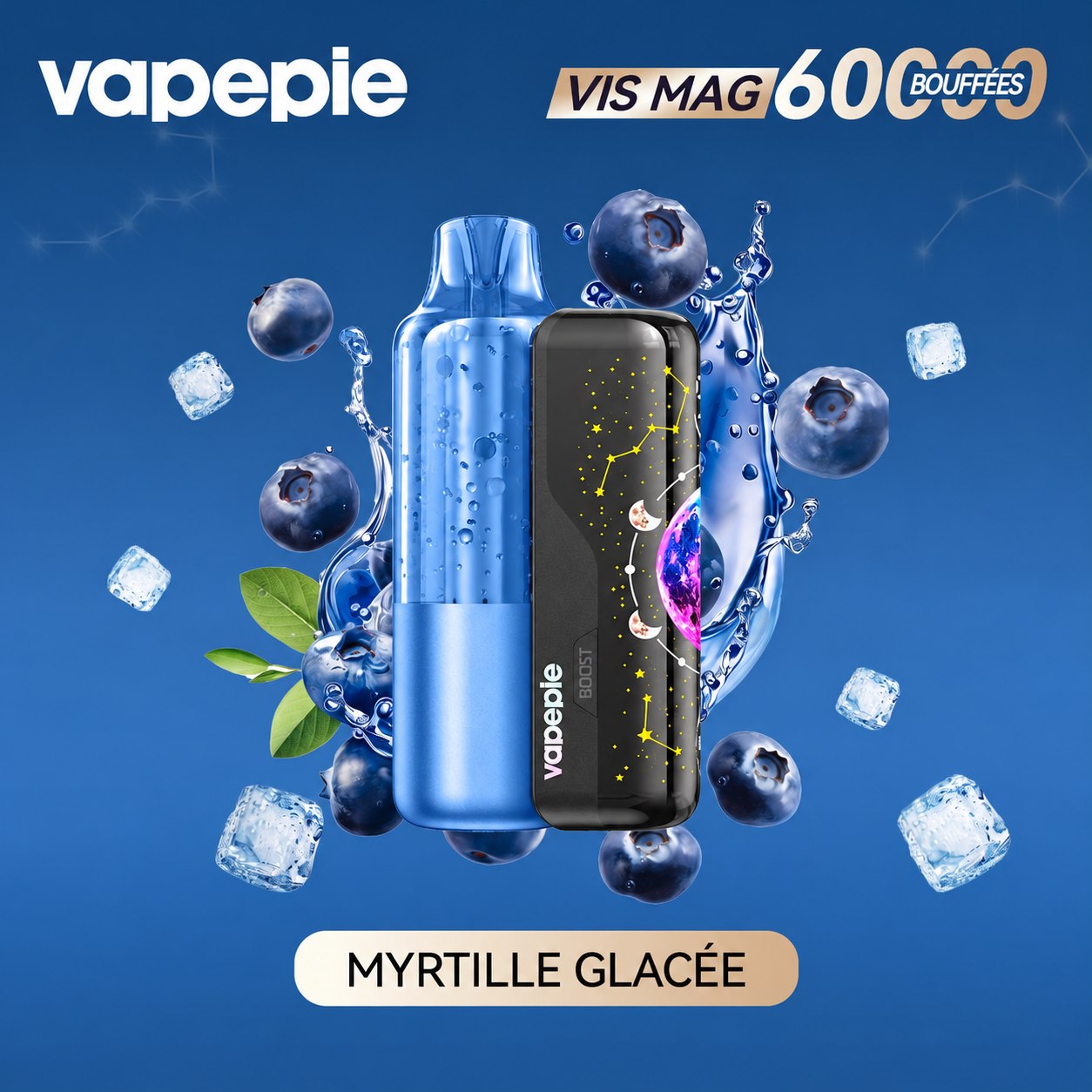 Neues Vapepie VIS MAG mit austauschbarem Pod – 60.000 Züge (3 % Nikotin)