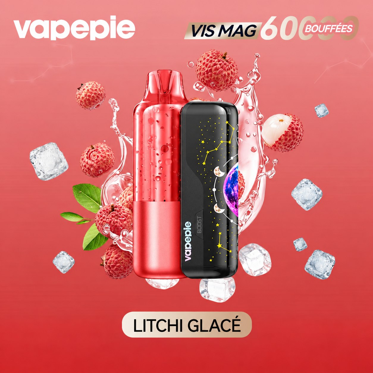 Neues Vapepie VIS MAG mit austauschbarem Pod – 60.000 Züge (3 % Nikotin)