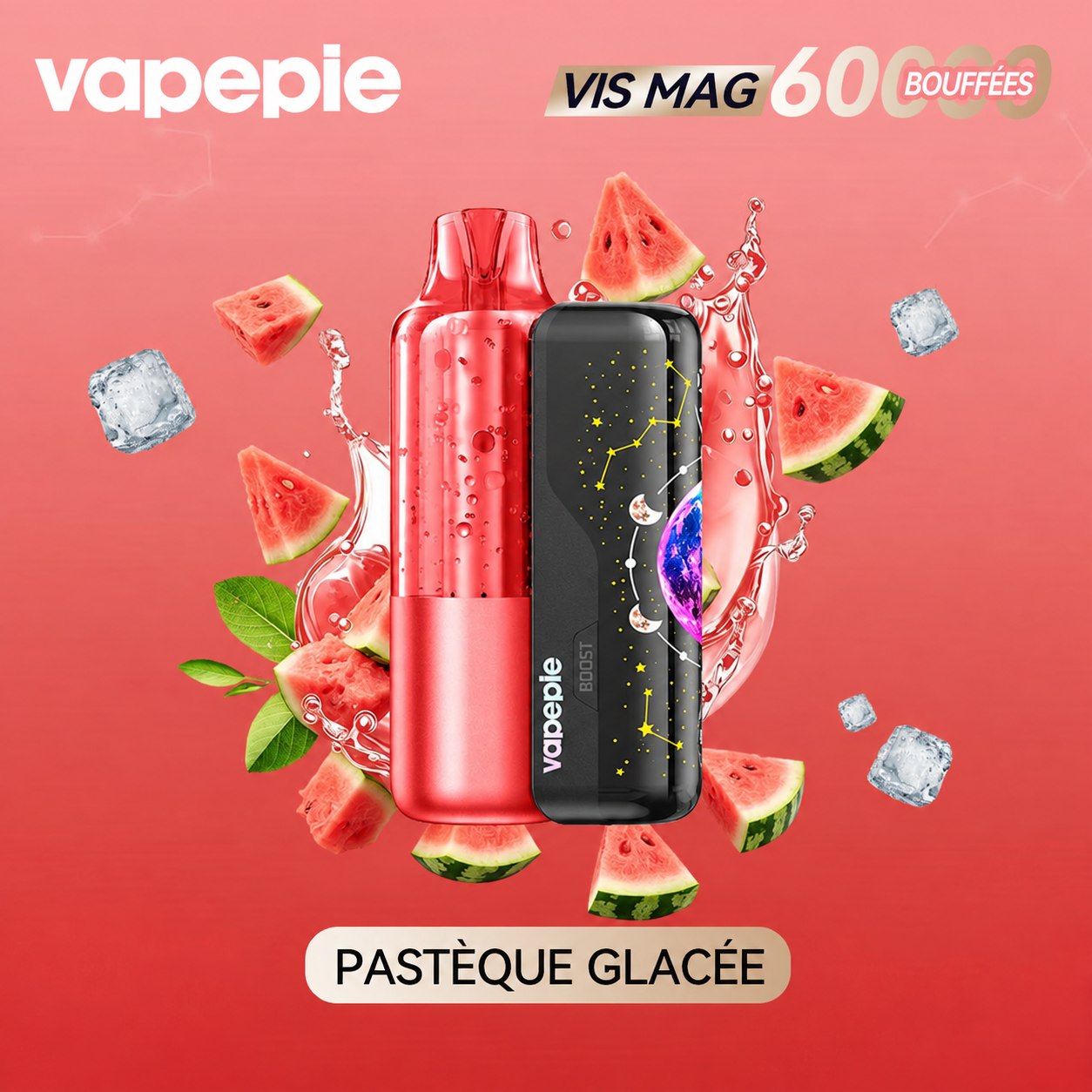 Neues Vapepie VIS MAG mit austauschbarem Pod – 60.000 Züge (3 % Nikotin)