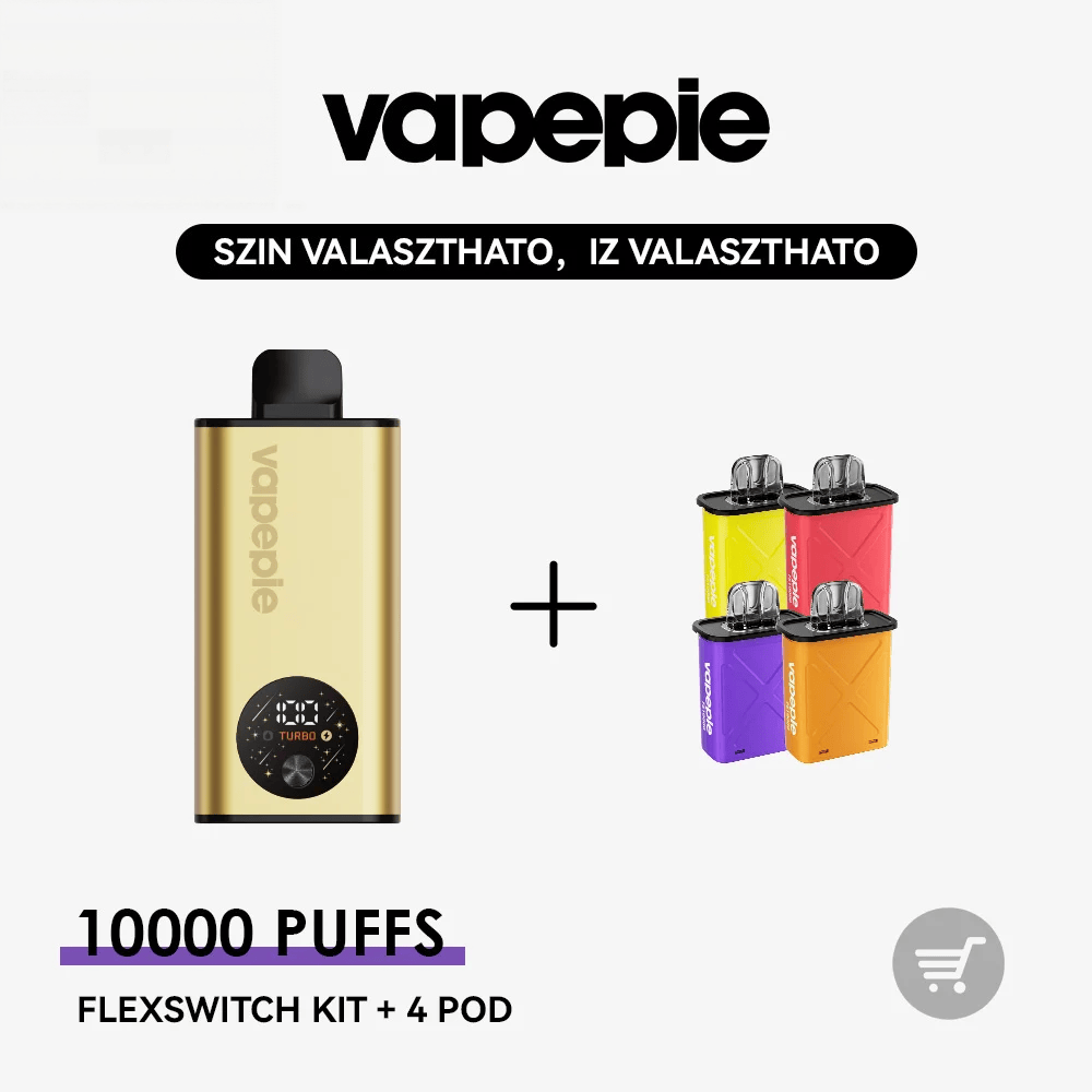 VAPEPIE FlexSwitch 10K Kit Bundle | 1 Kit + 4 vagy 6 Pod