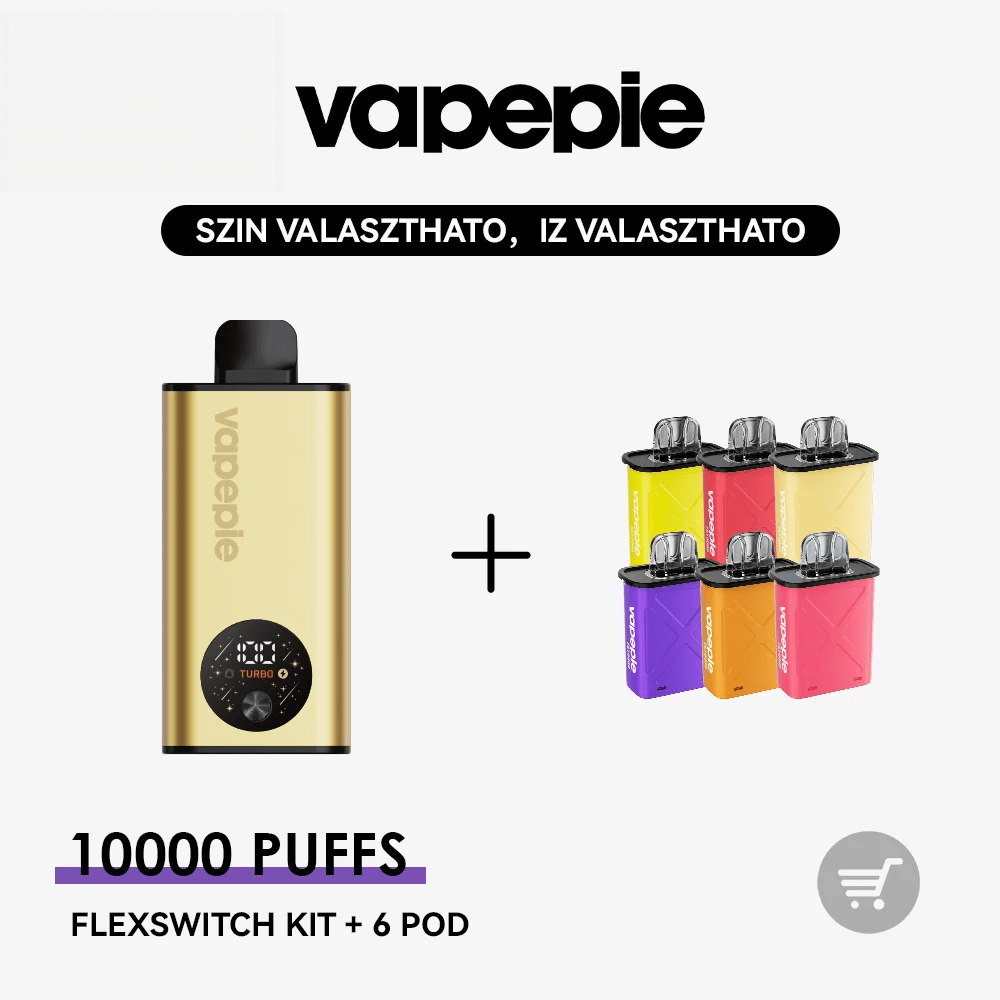 VAPEPIE FlexSwitch 10K Kit Bundle | 1 Kit + 4 vagy 6 Pod