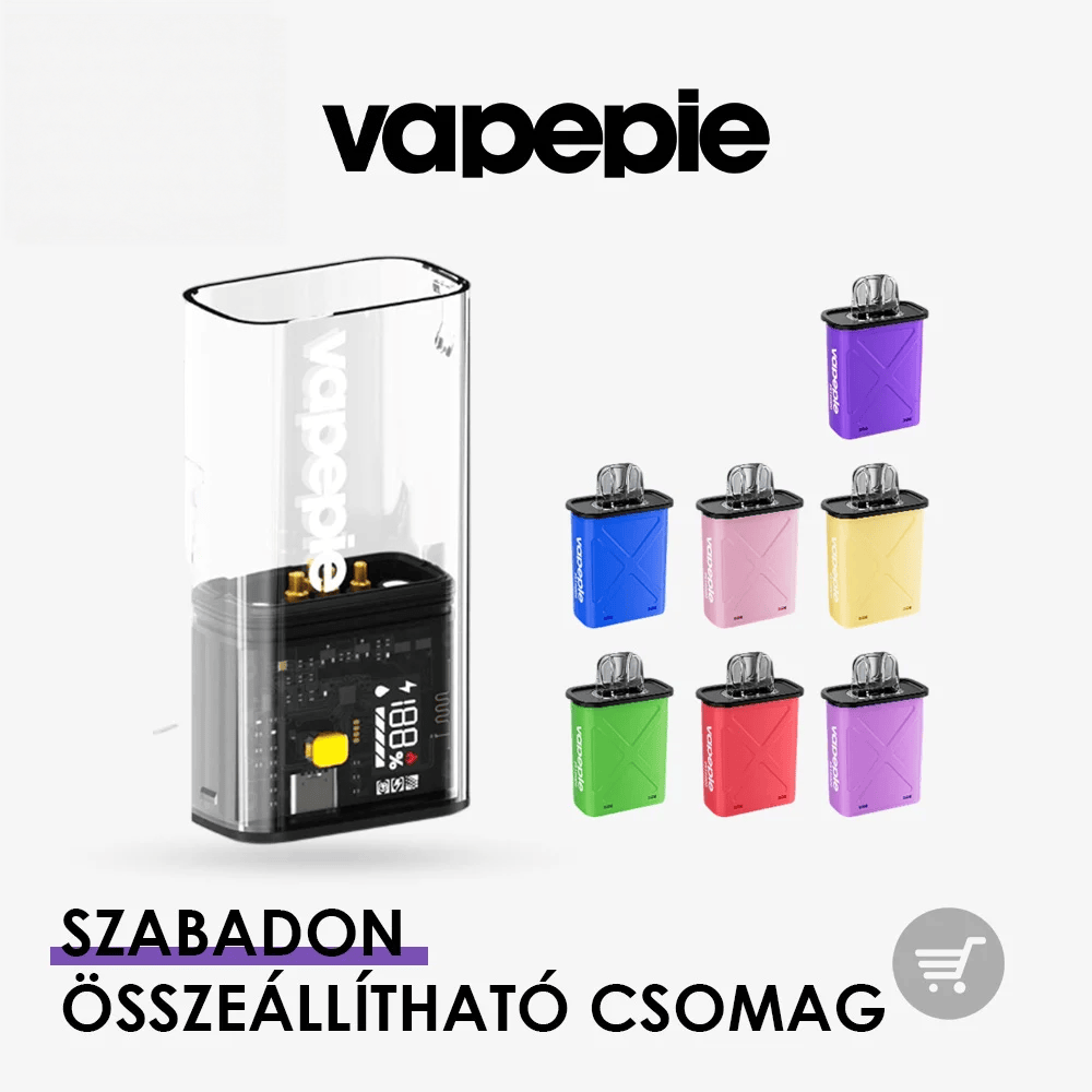 VAPEPIE Disposable Pod 10000 PUFFS- szabadon összeállítható többdarabos csomagot