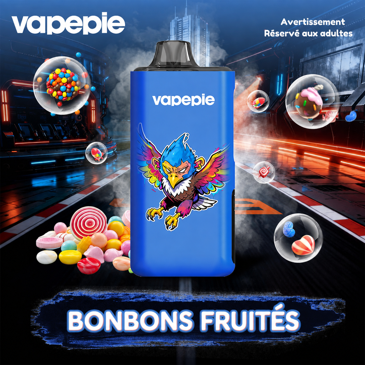 🔥 NOUVEAU Vapepie Pro Upgrade – 40 000 bouffées | Mesh 0,55 Ω | 3 modes de puissance
