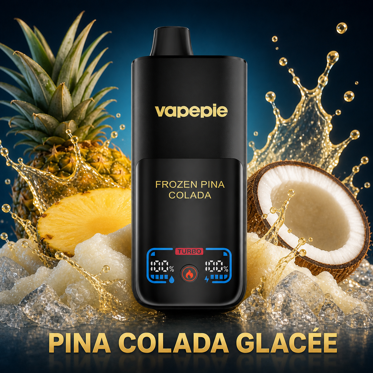Vapepie Mega 70 000 bouffées – Cigarette électronique jetable rechargeable, disponible en plusieurs saveurs