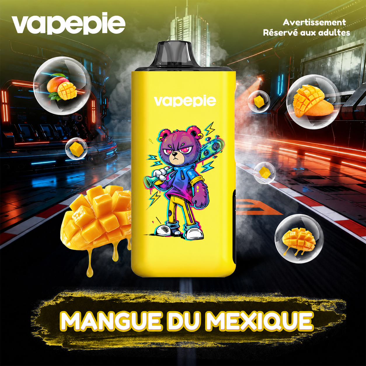 Mangue Mexicaine | PRO | Cigarette électronique jetable rechargeable – 40 000 bouffées