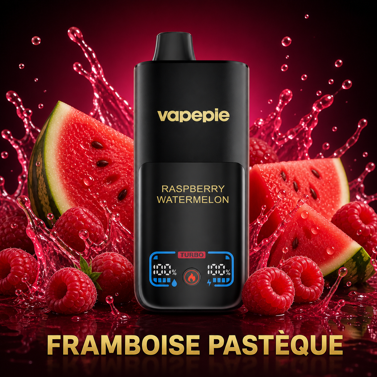 Vapepie Mega 70 000 bouffées – Cigarette électronique jetable rechargeable, disponible en plusieurs saveurs
