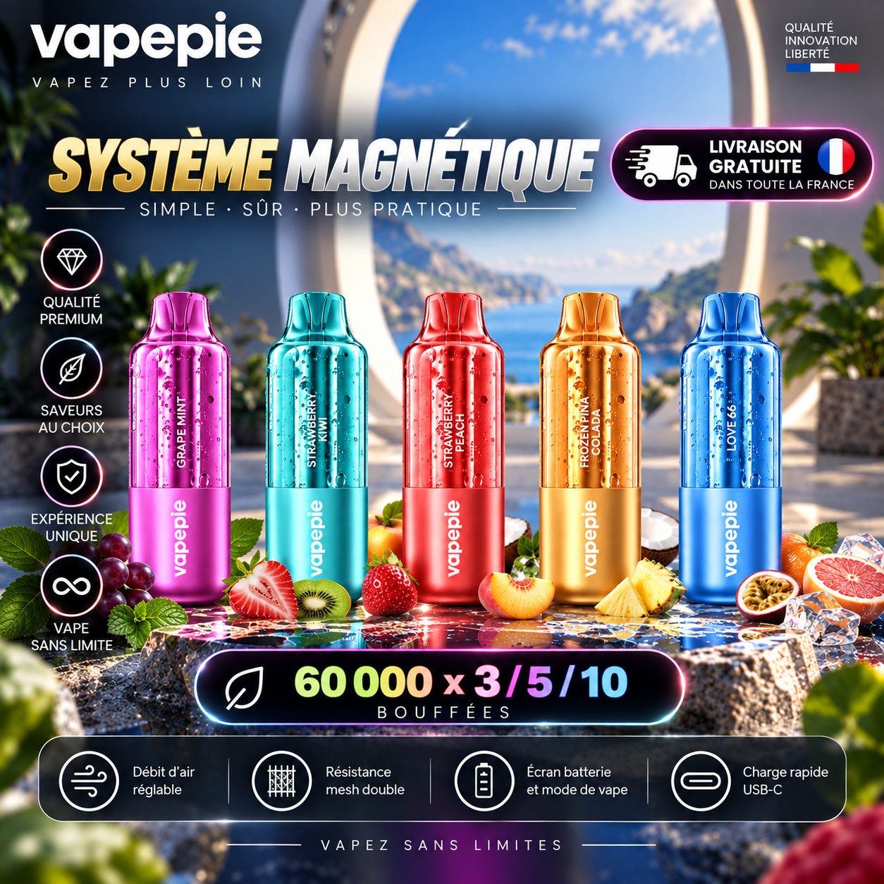 [Pack avantageux] VIS MAG 60K-------Plus de quantité, plus d’économies !