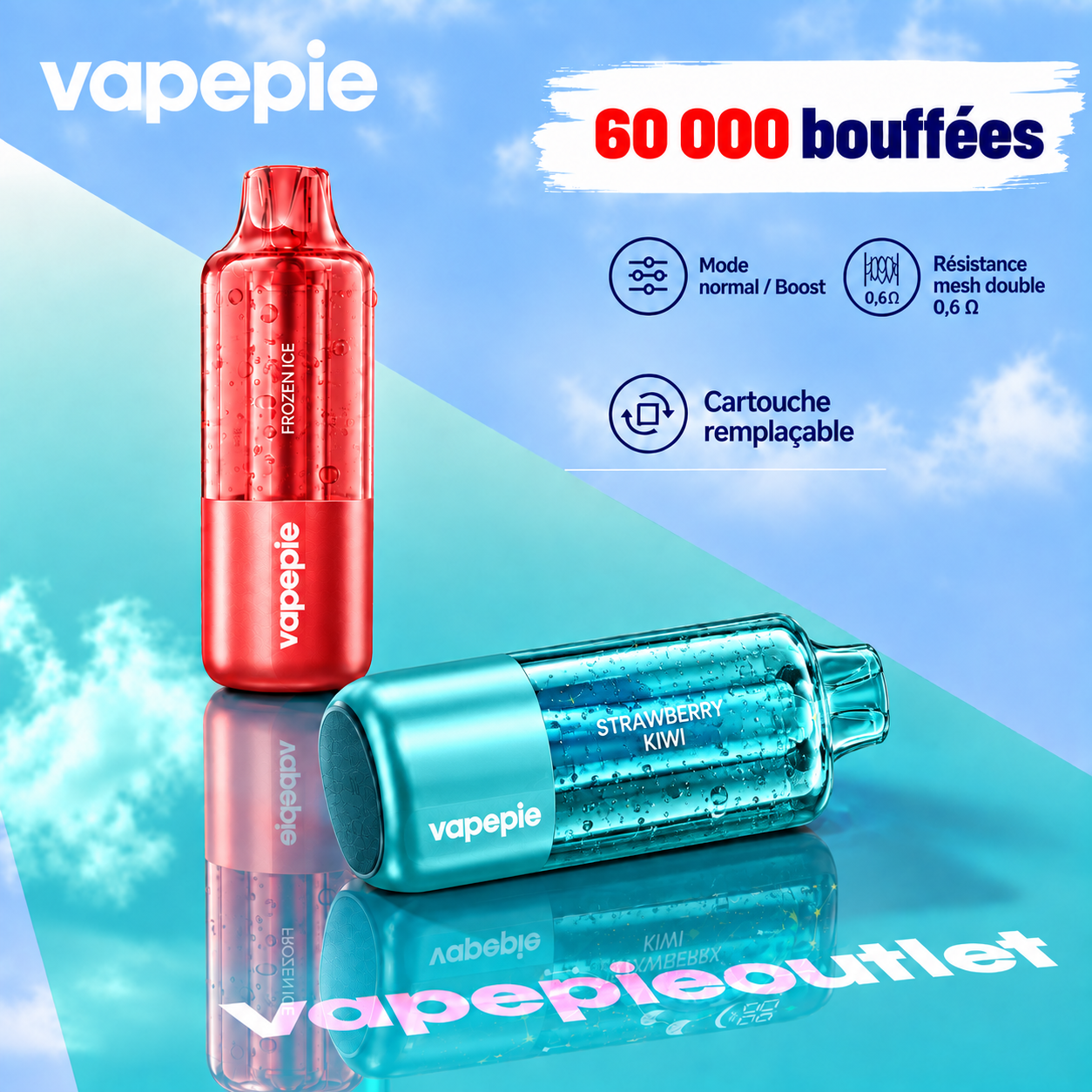VIS MAG 60 000 bouffées – Pod remplaçable (3 % de nicotine)