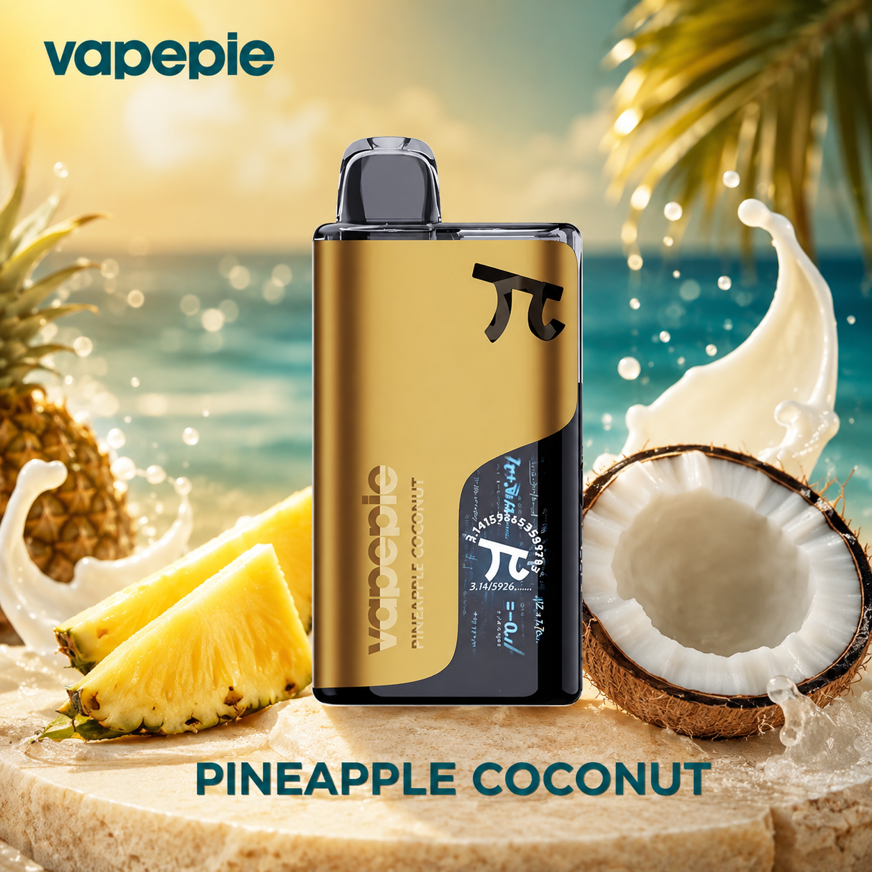 Ananas Noix de Coco丨Cigarette électronique jetable rechargeable – 50 000 bouffées