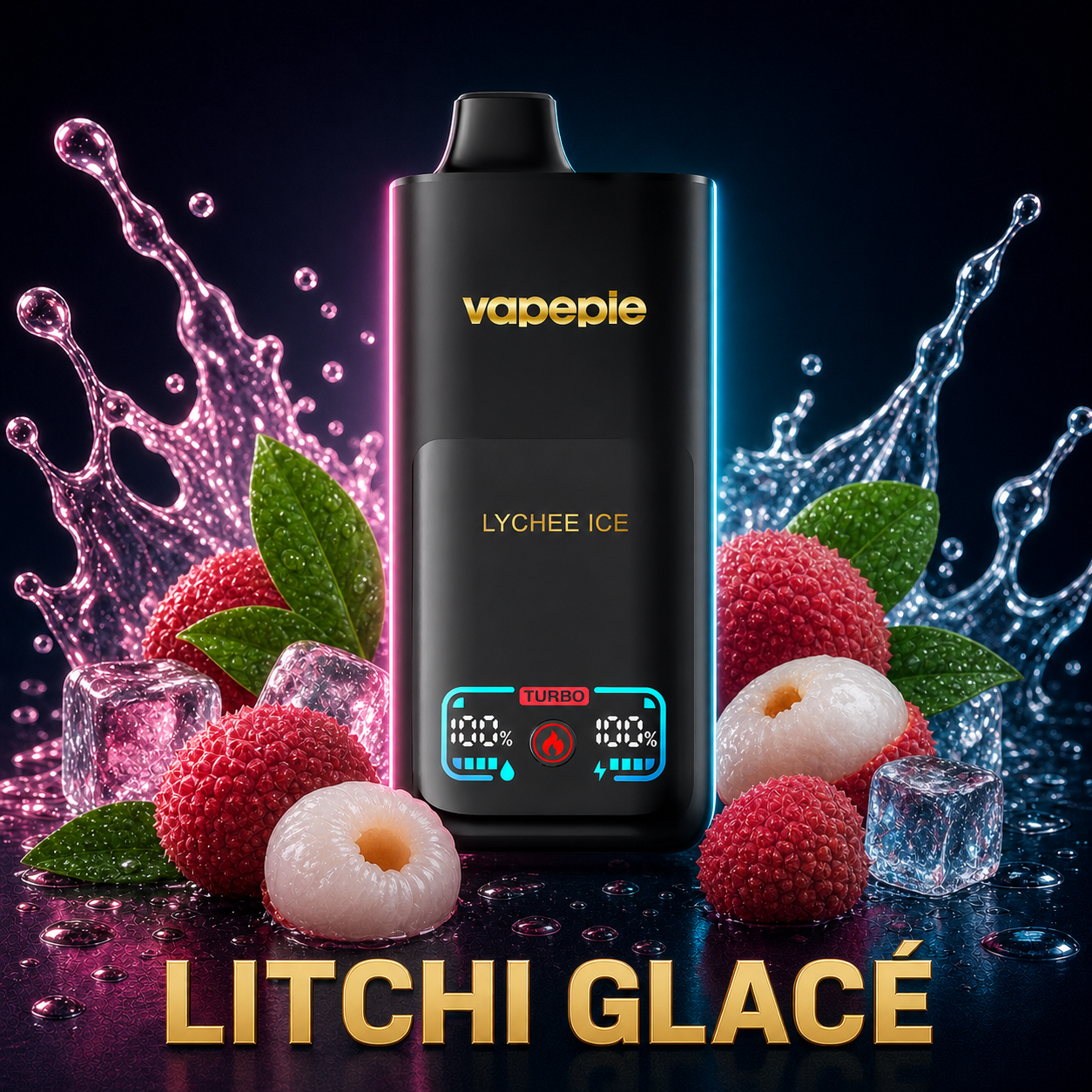 Vapepie Mega 70 000 bouffées – Cigarette électronique jetable rechargeable, disponible en plusieurs saveurs
